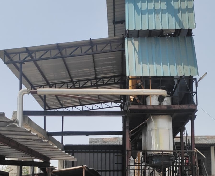 Soaking / processing tanks at NTG facility